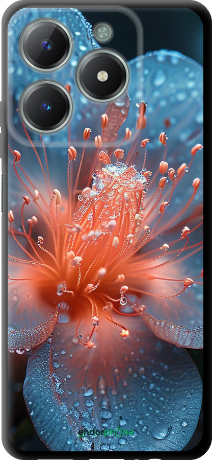 TPU чехол Роса на цветке для Realme C61 - 6039b-3781 изображение 