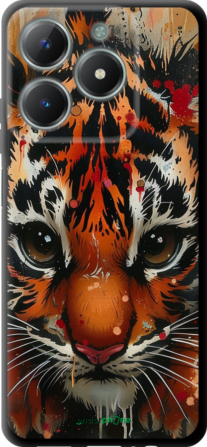 TPU чехол Mini tiger для Realme C61 - 6052b-3781 изображение 