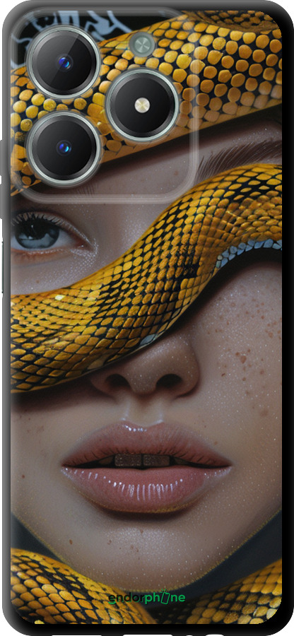 TPU чехол Объятия змеи для Realme C61 - 6081b-3781 изображение 