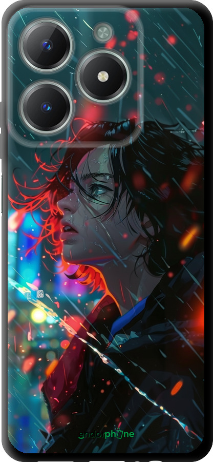 TPU чехол Ночные огни для Realme C61 - 6096b-3781 изображение 