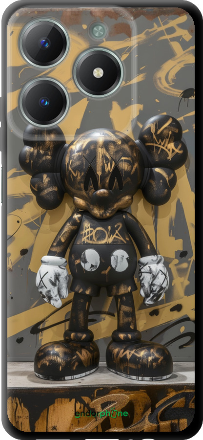 TPU чехол Bronze kaws для Realme C61 - 6097b-3781 изображение 