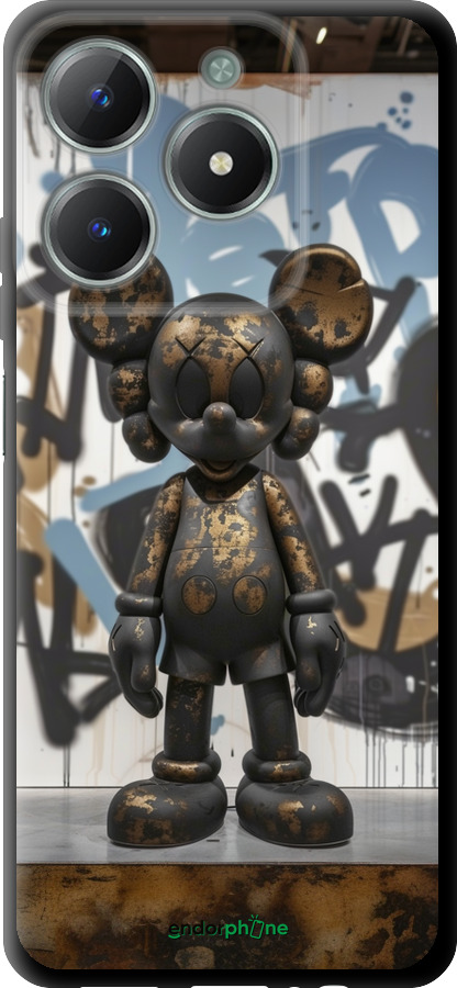 TPU чехол Bronze kaws v2 для Realme C61 - 6098b-3781 изображение 