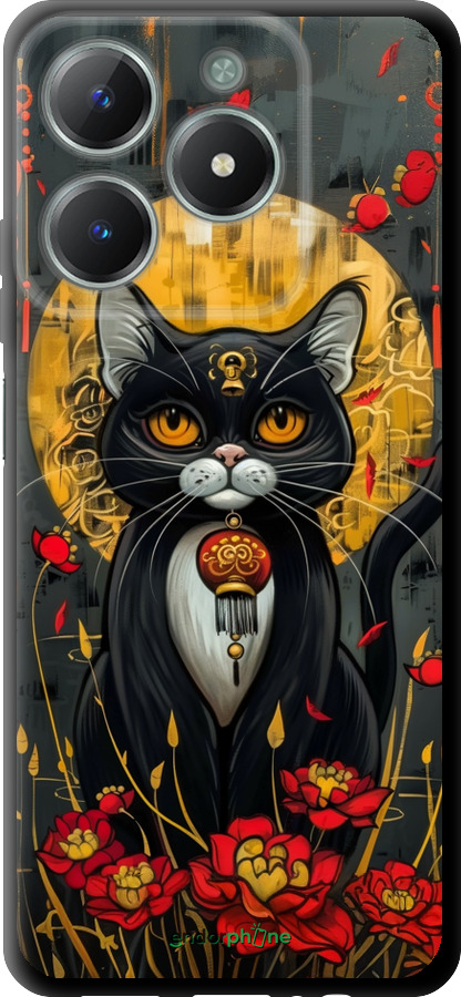 TPU чехол China Cat для Realme C61 - 6134b-3781 изображение 