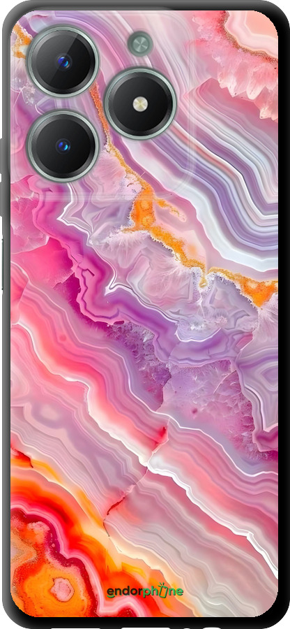 TPU чехол Мрамор 2 для Realme C61 - 6307b-3781 изображение 