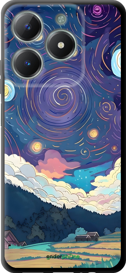 TPU чехол Креативний арт для Realme C61 - 6322b-3781 изображение 