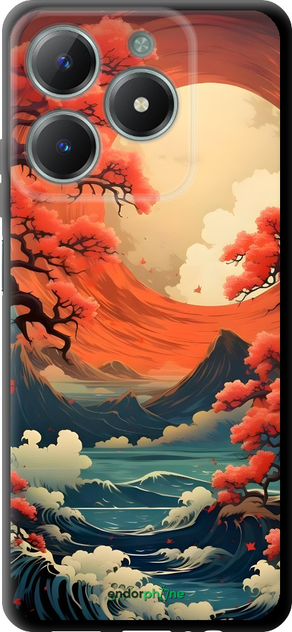 TPU чехол Природа японии для Realme C61 - 6327b-3781 изображение 