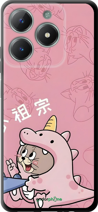 TPU чехол Том и джерри 2 для Realme C61 - 6359b-3781 изображение 