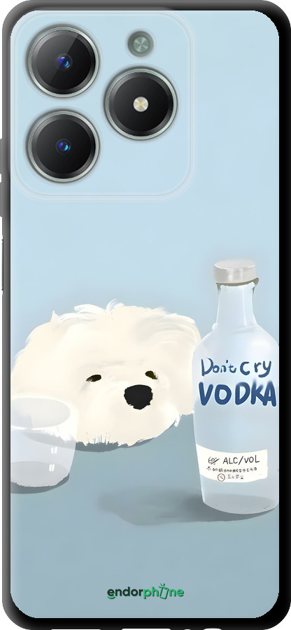 TPU чехол Пес водка для Realme C61 - 6368b-3781 изображение 