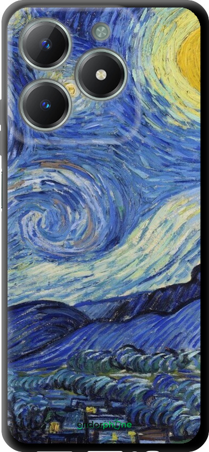 TPU чехол «Зоряна ніч» Вінсента Ван Гога для Realme C61 - 6433b-3781 изображение 