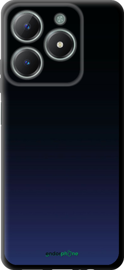 TPU чехол Градиент в тёмно - синем стиле для Realme C61 - 6542b-3781 изображение 