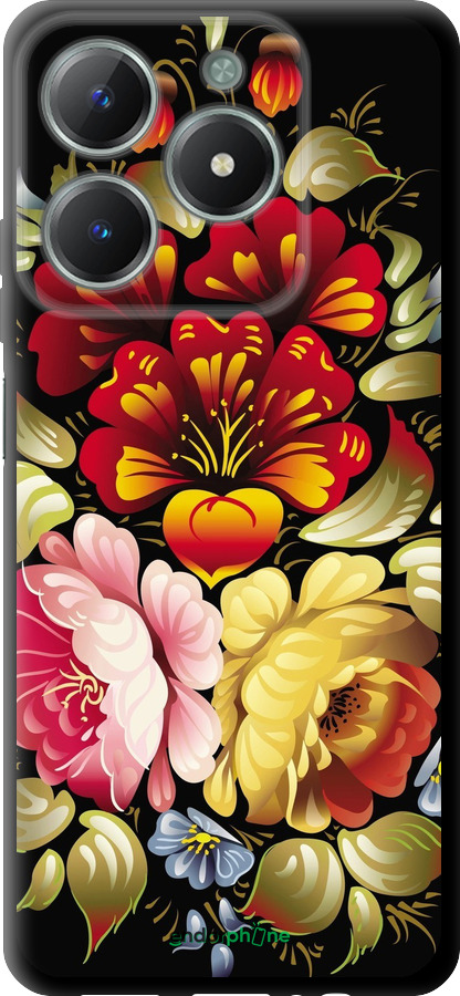 TPU чехол Хохлома 6 для Realme C61 - 829b-3781 изображение 