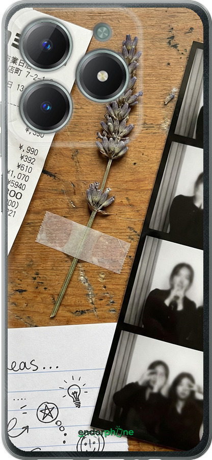 Силиконовый чехол Aesthetic Scrapbook Collage для Realme C61 - 6773u-3781 изображение 