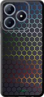 TPU чехол Переливающиеся соты для Realme C63 4G - 498b-3745 изображение 