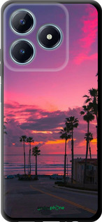 TPU чехол Пальмы для Realme Narzo N63 - 5873b-3852 изображение 