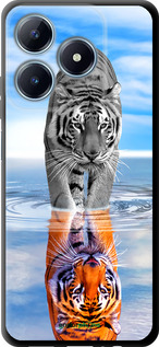 TPU чехол Тигр для Realme C63 4G - 6016b-3745 изображение 