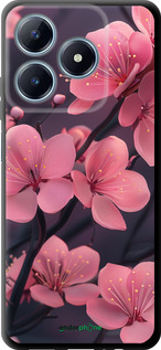 TPU чехол 'Пурпурная сакура' для Realme C63 4G изображение 4