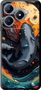 TPU чехол Кит в космосе для Realme C63 4G - 6328b-3745 изображение 