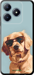 TPU чехол Пес в очках для Realme C63 4G - 6381b-3745 изображение 