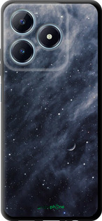 TPU чехол Голубые облака, Голубая луна для Realme C63 4G - 6398b-3745 изображение 