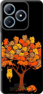 TPU чехол Дерево та котики для Realme C63 4G - 6516b-3745 изображение 