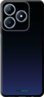 TPU чехол Градиент в тёмно - синем стиле для Realme C63 4G - 6542b-3745 изображение 