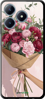 TPU чехол Півонії 1 для Realme C63 4G - 6705b-3745 изображение 