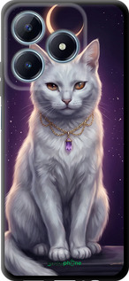 TPU чехол Mystic White Cat Gothic Dark Purple Gold для Realme C63 4G - 6805b-3745 изображение 
