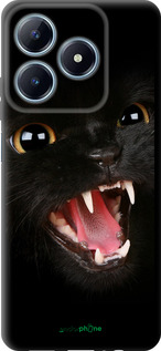 TPU чехол Чёрная кошка для Realme C63 4G - 932b-3745 изображение 