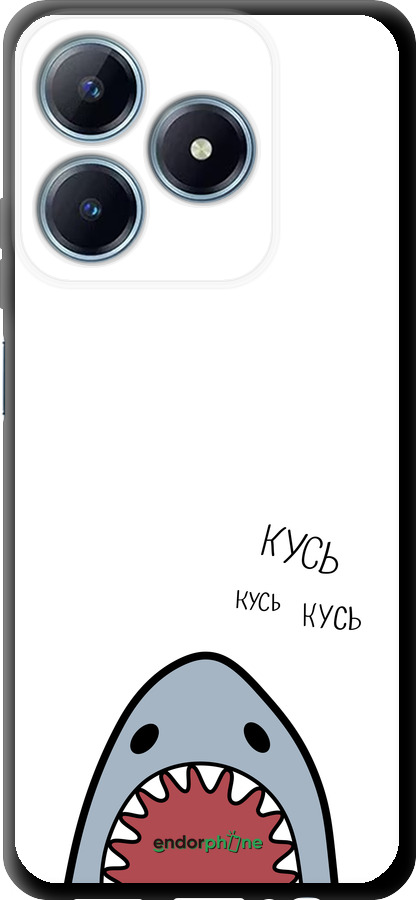 TPU чехол Акула для Realme C63 4G - 4870b-3745 изображение 