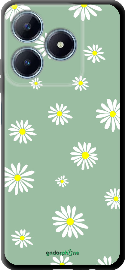 TPU чехол Ромашки v4 для Realme C63 4G - 5603b-3745 изображение 