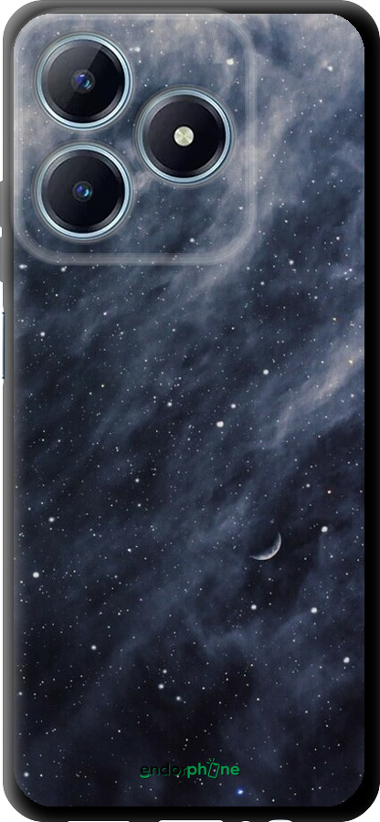 TPU чехол Голубые облака, Голубая луна для Realme C63 4G - 6398b-3745 изображение 