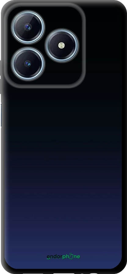 TPU чехол Градиент в тёмно - синем стиле для Realme C63 4G - 6542b-3745 изображение 