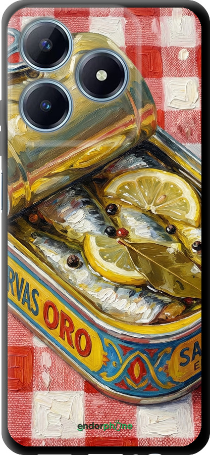 TPU чехол Vintage Sardine Tin Phone для Realme C63 4G - 6772b-3745 изображение 