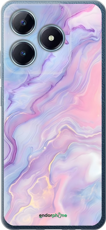 Силіконовий чехол Нежный мрамор для Realme C63 4G - 6310u-3745 изображение 