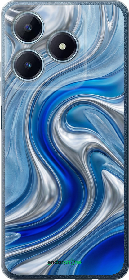 Силиконовый чехол Liquid Chrome для Realme C63 4G - 6781u-3745 изображение 