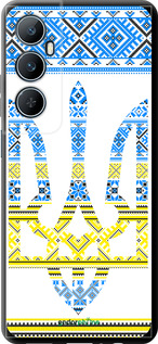 TPU чехол Герб - вышиванка желто-голубая для Realme C65 4G - 1197b-3719 изображение 
