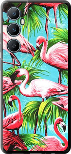TPU чехол Tropical background для Realme C65 4G - 4016b-3719 изображение 