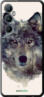 TPU чехол Волк-арт для Realme C65 4G - 4163b-3719 изображение 