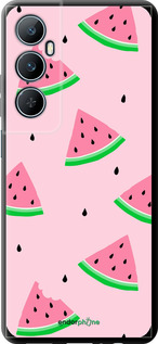 TPU чехол Розовый арбуз для Realme C65 4G - 4314b-3719 изображение 