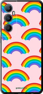 TPU чехол Rainbows для Realme C65 4G - 4478b-3719 изображение 