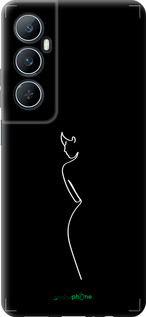TPU чехол Силуэт1 для Realme C65 4G - 4590b-3719 изображение 