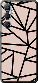 TPU чехол Абстракция 2 для Realme C65 4G - 4872b-3719 изображение 