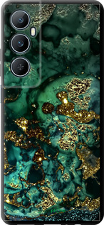 TPU чехол Мармур золото багатство для Realme C65 4G - 5419b-3719 изображение 