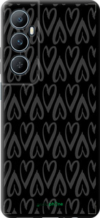 TPU чехол Сердца v2 для Realme C65 4G - 5497b-3719 изображение 