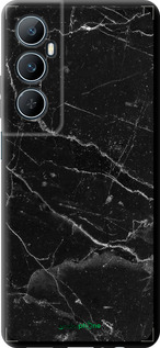 TPU чехол Чорний мармур v2 для Realme C65 4G - 5568b-3719 изображение 