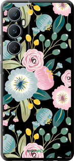 TPU чехол Цветочные обои v2 для Realme C65 4G - 5602b-3719 изображение 