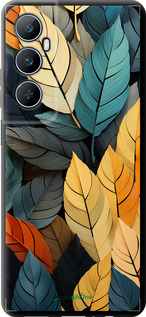 TPU чехол Кольорове листя для Realme C65 4G - 5644b-3719 изображение 