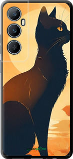 TPU чехол Чорна кішка v2 для Realme C65 4G - 5830b-3719 изображение 