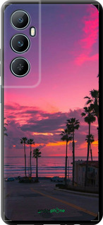 TPU чехол Пальмы для Realme C65 4G - 5873b-3719 изображение 