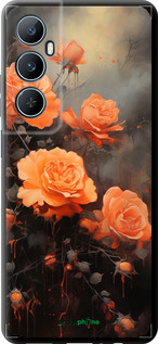TPU чехол Оранжеві троянди для Realme C65 4G - 5944b-3719 изображение 